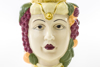 Immagine di VASO TESTA MORO DONNA COLORATA ALTEZZA 22