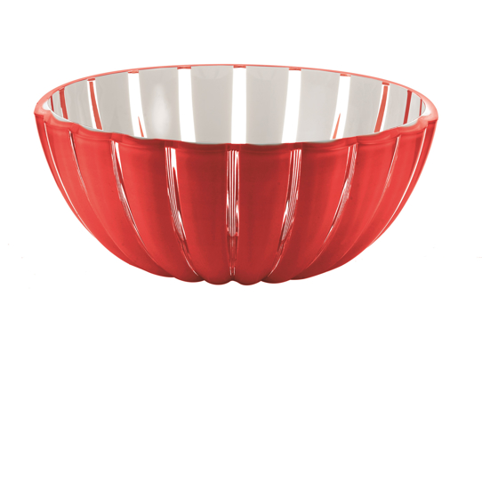 Immagine di CONTENITORE INSALATIERA LINEA GRACE CM.25 COLORE ROSSO TRASPARENTE