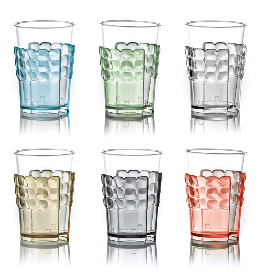 Immagine di REGGIBICCHIERI UNIVERSALI SET 6 PEZZI LINEA TIFFANY COLORE MULTICOLOR