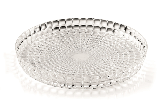 Immagine di VASSOIO TONDO LINEA TIFFANY COLORE TRASPARENTE