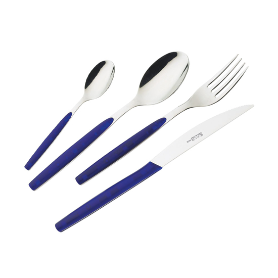 Immagine di SERVIZIO POSATE 24 PEZZI DREAM COLORE BLU 55