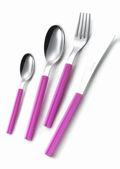 Immagine di SERVIZIO POSATE 24 PEZZI SKY COLORE FUCSIA 239