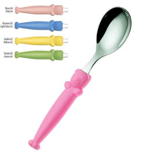 Immagine di POSATE BIMBO SET 3 PEZZI PINGO ROSA 20