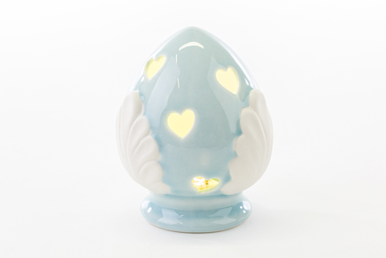 Immagine di POMO PORCELLANA LED COLORE CELESTE