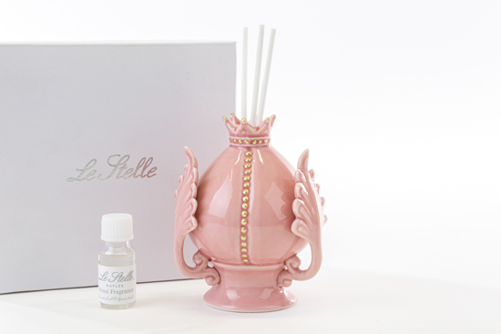 Immagine di PROFUMATORE POMO PORCELLANA ROSA