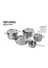 Immagine di BATTERIA 9PZ. TOP STEEL 18/10