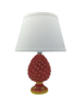 Immagine di LUME IN CERAMIA.PIGNA  COLORE ROSSA H 34