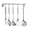 Immagine di SET 5 PEZZI MESTOLAME CON SOSTEGNO DA PARETE 45 CM LINEA CLUT
