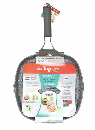 Immagine di GRILL QUADRA TOGNANA LINEA MYTHOS 28X28 CM