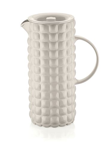 Immagine di CARAFFA CON COPERCHIO LINEA TIFFANY COLORE BIANCO LATTE