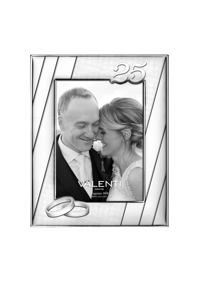 Immagine di CORNICE ANNIVERSARIO 25°13X18 RETRO LEGNO