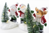 Immagine di BABBO NATALE RESINA CON LED ASSORTITI H 12.5