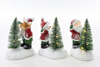 Immagine di BABBO NATALE RESINA CON LED ASSORTITI H 12.5