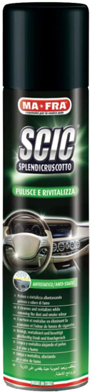 Immagine di LUCIDO PER CRUSCOTTO IGIENIZZANTE MA-FRA SCIC GREEN SPRAY 600 ML