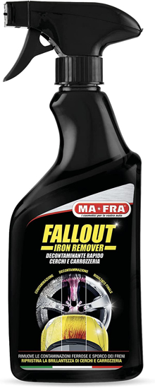 Immagine di FALLOUT REMOVER MA-FRA ELIMINA RESIDUI FERROSI DALLA CARROZZERIA E DEI  CERCHI IN LEGA  500 ML