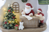 Immagine di CASETTA BABBO NATALE  RESINA .CON LUCI CM 18