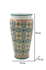 Immagine di VASO IN CERAMICA COLOE VERDE H 30