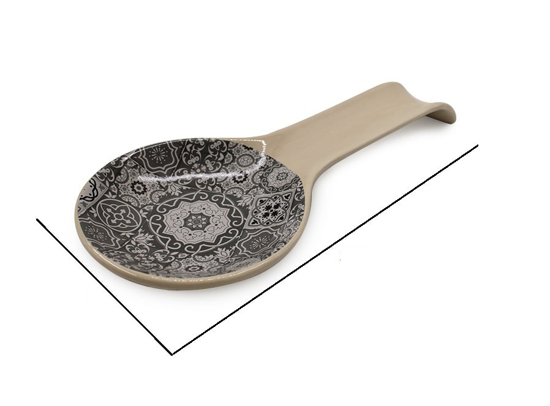 Immagine di POGGIA MESTOLO IN CERAMICA COLORE CREMA