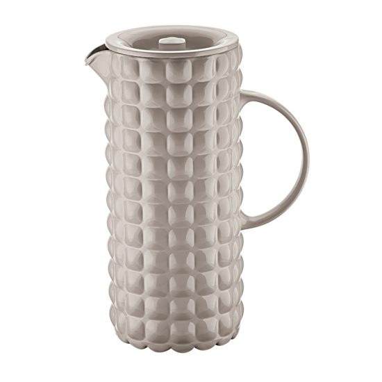 Immagine di CARAFFA CON COPERCHIO LINEA TIFFANY COLORE GRIGIO TORTORA