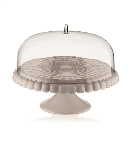 Immagine di ALZATA CON CAMPANA LINEA TIFFANY CM36 COLORE GRIGIO TORTORA