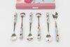 Immagine di SET 6 PEZZI CUCCHIAINI DECORO PINK&ROSE