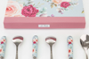 Immagine di SET 6 PEZZI CUCCHIAINI DECORO PINK&ROSE