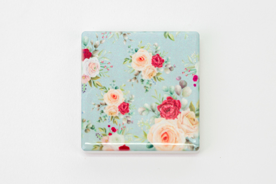Immagine di SET 24 PEZZI CALAMITA DECORO PINK & ROSE