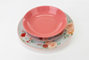 Immagine di SET 18 PEZZI TAVOLA DECORO PINK & ROSE