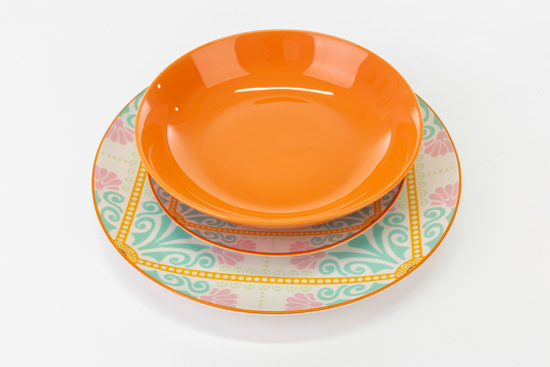 Immagine di SERVIZIO TAVOLA 18 PEZZI DECORO ALOHA