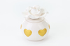 Immagine di PROFUMATORE CUORI ORO PORCELLANA LINEA GOLDEN HEARTS