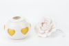 Immagine di PROFUMATORE CUORI ORO PORCELLANA LINEA GOLDEN HEARTS