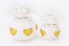 Immagine di PROFUMATORE CUORI ORO PORCELLANA LINEA GOLDEN HEARTS