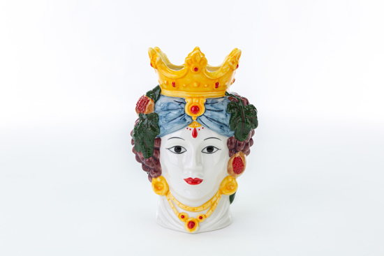 Immagine di TESTA DI MORO DONNA VASO H 20