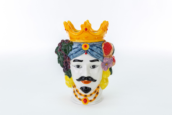 Immagine di TESTA DI MORO DONNA VASO H 20