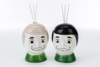 Immagine di PROFUMATORE UOMO PORCELLANA H 13 COLORI ASSORTITI LINEA MR. & MRS