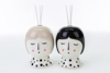 Immagine di PROFUMATORE DONNA PORCELLANA H 13 COLORI ASSORTITI LINEA MR. & MRS