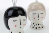Immagine di PROFUMATORE DONNA PORCELLANA H 13 COLORI ASSORTITI LINEA MR. & MRS
