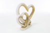 Immagine di CUORI IN PORCELLANA ORO H.22 LINEA INSEPARABILI