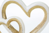 Immagine di CUORI IN PORCELLANA ORO H.22 LINEA INSEPARABILI