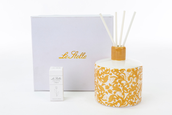 Immagine di PROFUMATORE IN PORCELLANA ORO H.11 LINEA GOLDEN TOUCH