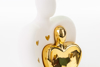 Immagine di COPPIA SPOSI PORCELLANA ORO CON LED H 18 LINEA GOLDEN TOUCH