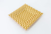 Immagine di VASSOIO RESINA ORO 21X21 LINEA ONDE ORO