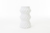 Immagine di VASO RESINA BIANCO H.20 LINEA ONDE BIANCHE