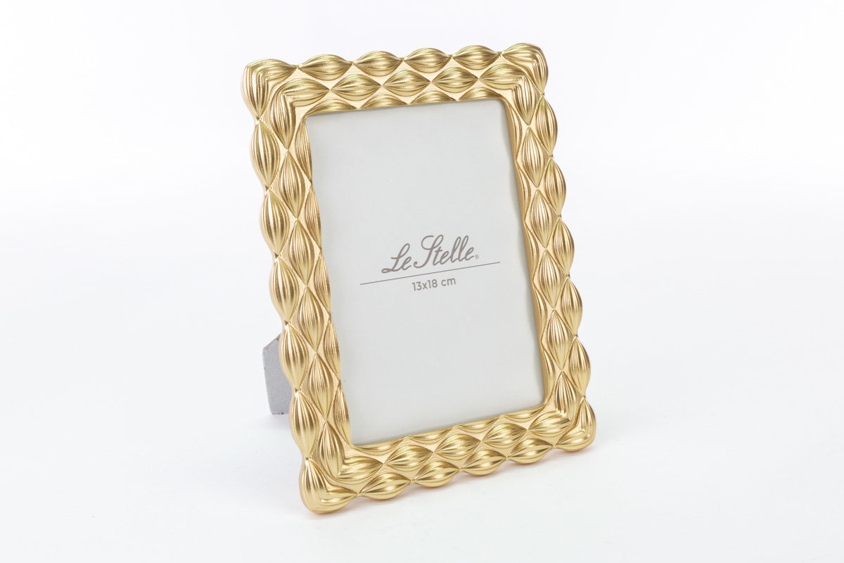 Portafoto LE STELLE - Formato 17.5x23cm, Interno 13x18cm, Colore Oro, 1 Pezzo - Foto 6