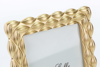 Immagine di PORTAFOTO RESINA ORO 17.5X23 LINEA ONDE ORO