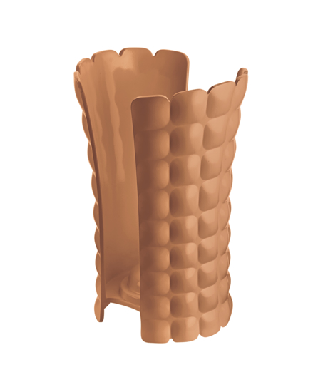 Immagine di PORTA BICCHIERI LINEA TIFFANY COLORE TERRA COTTA
