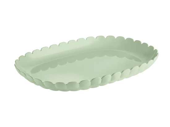 Immagine di VASSOIO A SERVIRE PICCOLO M LINEA TIFFANY COLORE VERDE MALVA