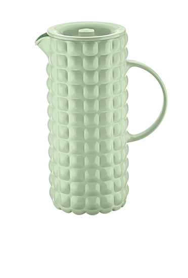 Immagine di CARAFFA CON COPERCHIO LINEA TIFFANY COLORE MALVA VERDE