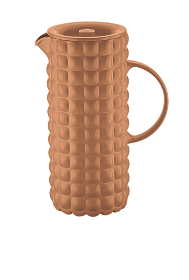 Immagine di CARAFFA CON COPERCHIO LINEA TIFFANY COLORE TERRA COTTA