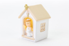 Immagine di BIMBA CHIESA CON LED COMUNIONE H 8